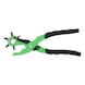 RECA revolving hole punch pliers - RECA revolving punch pliers with synthetic handle sheaths, 220 mm - 1