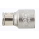 Adaptateur 1/4" - porte-embouts RECA - Adaptateur 3/8" RECA ultra longueur 28,5mm pour embouts 1/4" - 1