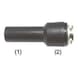 Metric plastic/metal automatic reducer fitting - 2