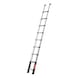 Telescopic ladders - Telescopic single-section ladder 3.0 m with extension, Telesteps PrimeLine - 3