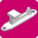 RECESSED LOCK (DIA. 16 MM) STAINLESS STEEL - Cambron - 2