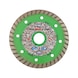 diaflex básico RS10UH para materiales duros 115-230 mm - Disco de corte diamante diaflex RS10UH para material duro, paq. de 6, 125/22,2 - 1