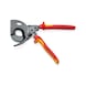 Cable cutters, ratchet design 320 mm VDE - Cable cutters, ratchet design for copper cables up to dia. 60 mm/600 mm² 320 mm - 2