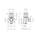 FEMALE L-SHAPED FITTINGS - FEMALE L-SHAPED FITTING- 1/2 THREAD - 2