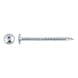 PanelFix timber screw with washer head, cutting notch, zinc-plated steel, with ETA-11/0389 approval - PanelFix timber screw with washer head, zinc-plated steel, 6.0x240/70 - 1