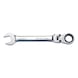 ASSORTMENT COMBINED WRENCHES WITH SWIVEL RATCHET - 2