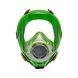 Silicone full face mask - Silicone full face mask, green M. Product is listed as dual use. - 1