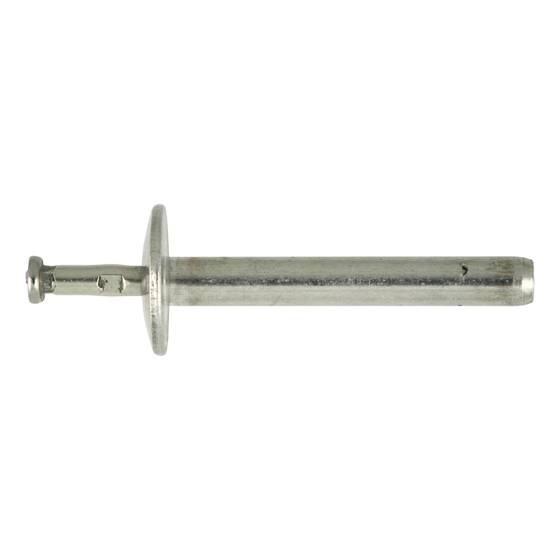 Round pan head hammer rivet, aluminium/A2 - 1