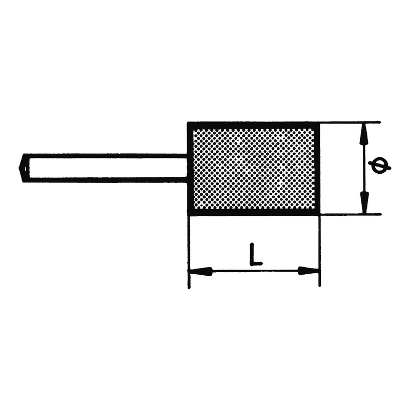 Keramische Schleifstifte Zylinderform - 2