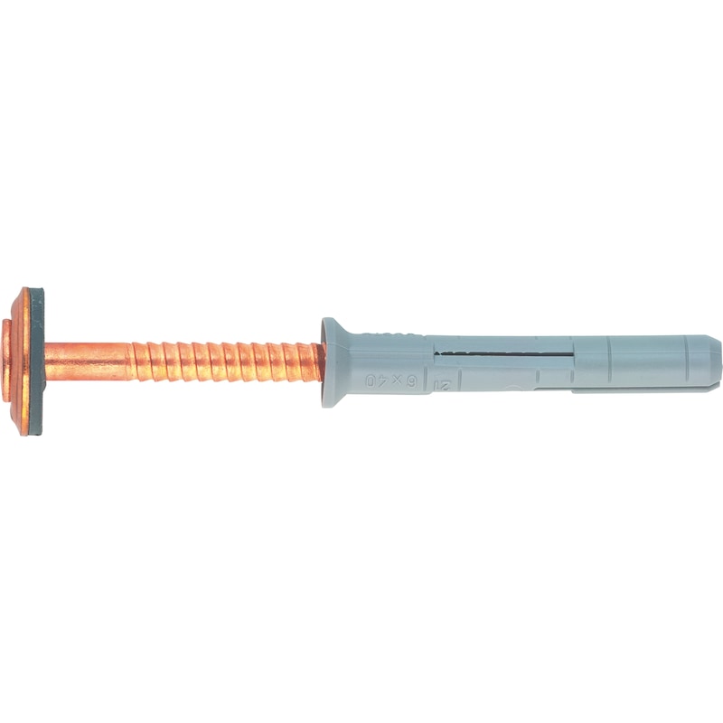 Nageldübel EVO-Grip mit Dichtscheibe A2/Cu - 1