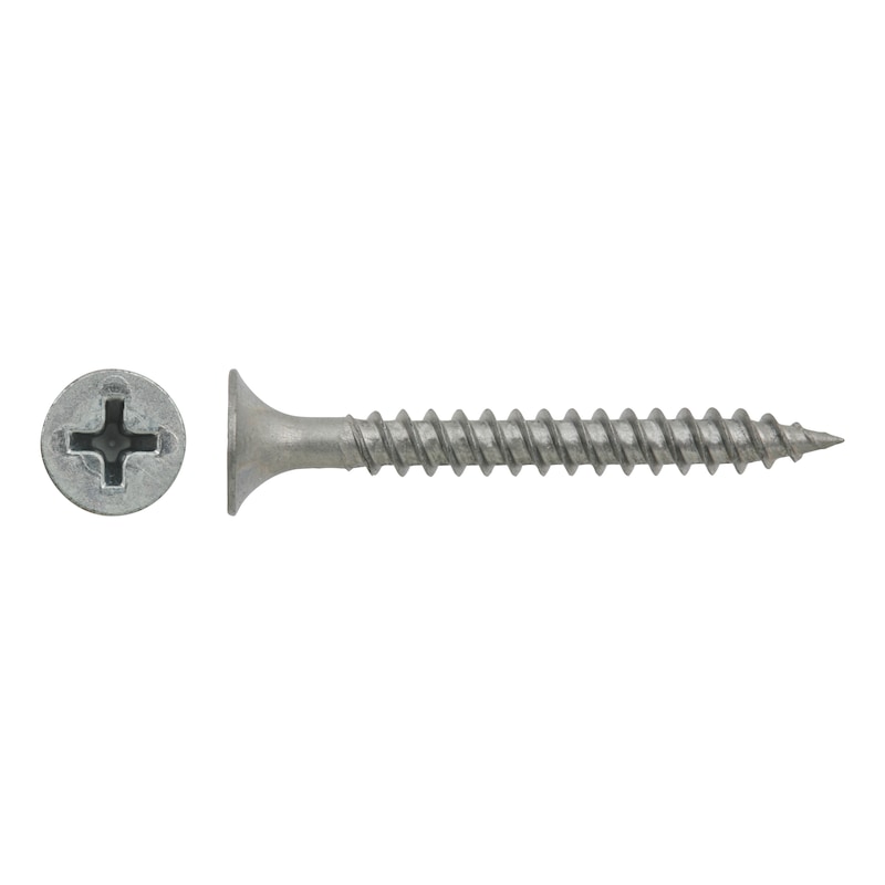 Drywall screws, double-start thread – C4 surface coating
