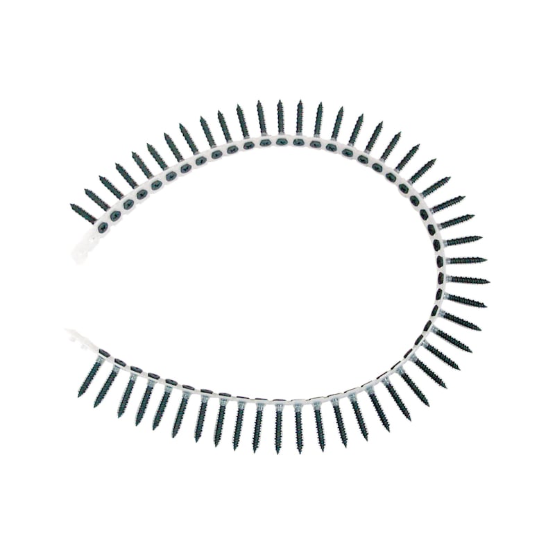Drywall screws, single-start thread - dia. 3.6 mm collated - 1