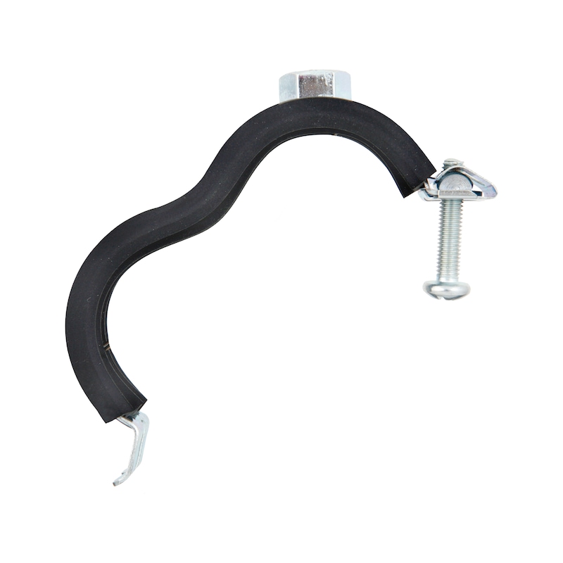 Qmatic Click - zinc plated steel pipe clamp - 3