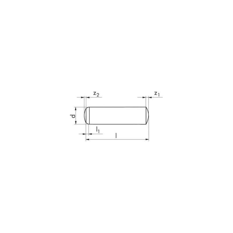 Zylinderstifte DIN 6325 Stahl blank - 2