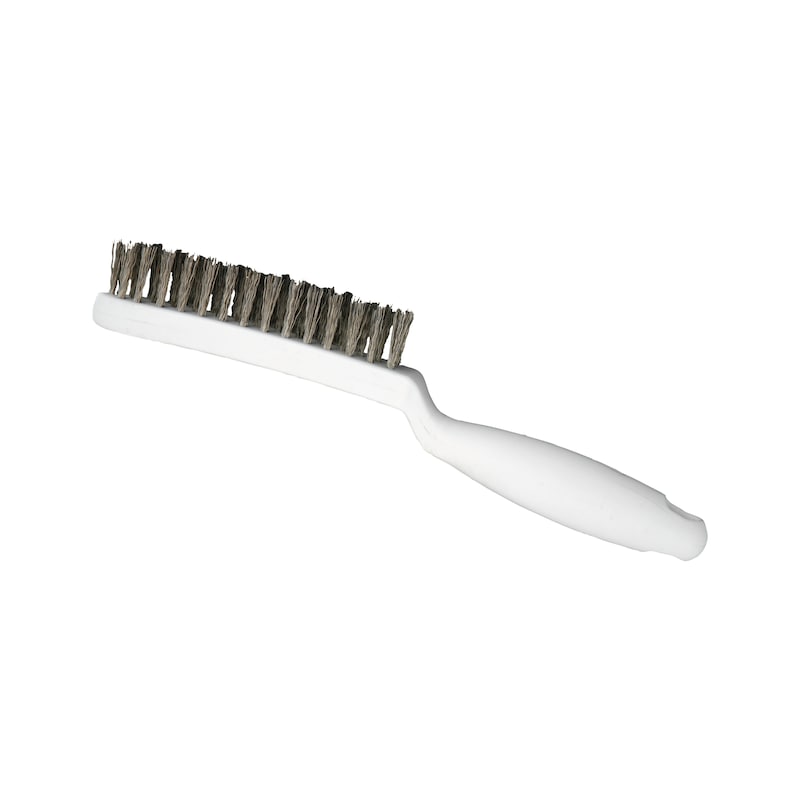 Wire hand brush with plastic handle - 1