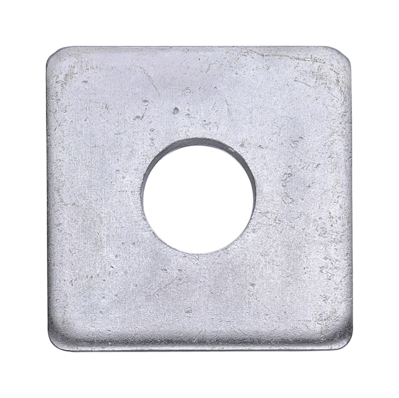 Square washer, DIN 436, zinc plated - 1
