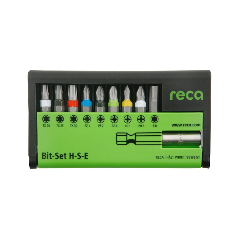 RECA Bit-Set HSE (Heizung-Sanitär-Elektro), 10-teilig - 1