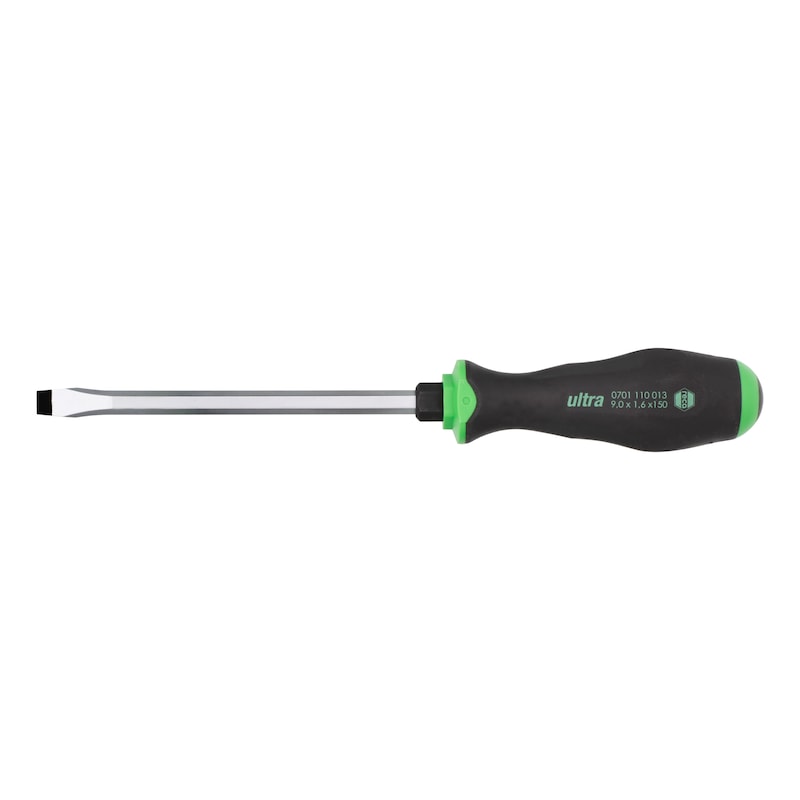 ultra screwdriver with striking cap - slotted - 1