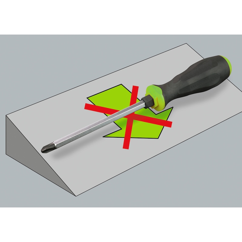 ultra screwdriver with striking cap - slotted - 6