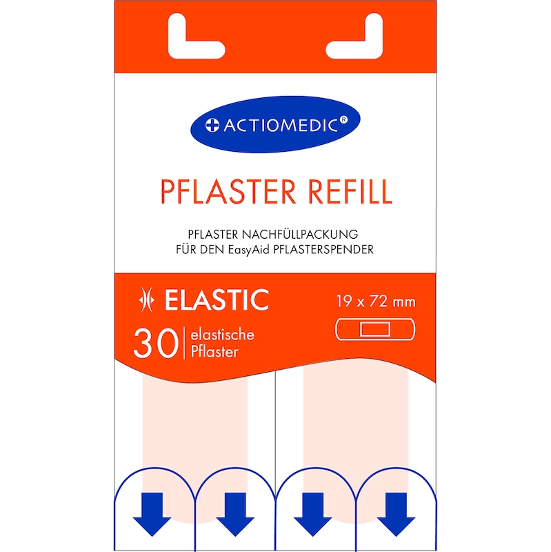 EasyAid Refill Strips 19 x 72 mm ELASTIC - 1