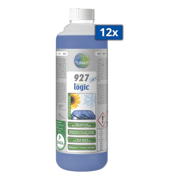 927 Detergente per parabrezza pluristagionale - 12 pz. - micrologic® 927