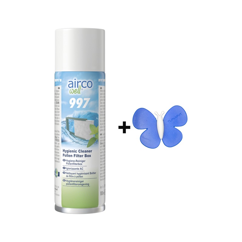 997 Igienizzante AC + Farfalla blu-bianco - airco well® 997
