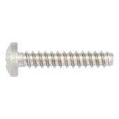 Tapping screw, round pan head ISO 14585-F