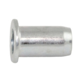 Rivet nuts, large round, open