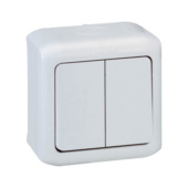 Surface-mounted switches for humid spaces