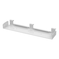 Solid bottom cable tray white, tee connection TKU