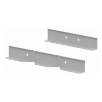 Solid bottom cable tray white, reducer RAK