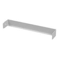Solid bottom cable tray white, end cover P