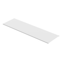 Solid bottom cable tray white, cover KRL