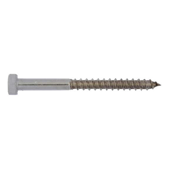 Wood screw, DIN 571 A4, wood screw Hexagon head - 1