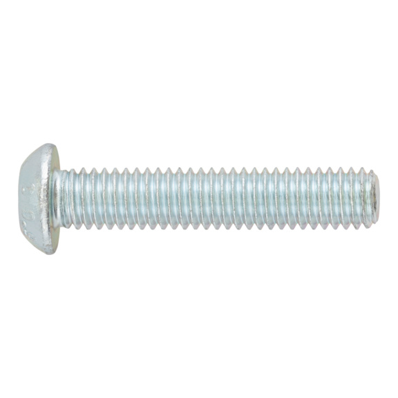 Hexagon socket screw, flat round head - ISO 7380-1 010.9 M10X35 ZP