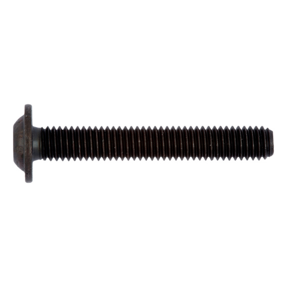 Hexagon socket screw, flat round head, flange - ISO 7380-2 010.9 ST M8X16