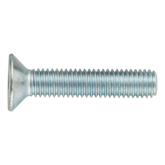 Hexagon screw, countersunk head, zinc plated - ISO 10642 010.9 ZP M5X45/45