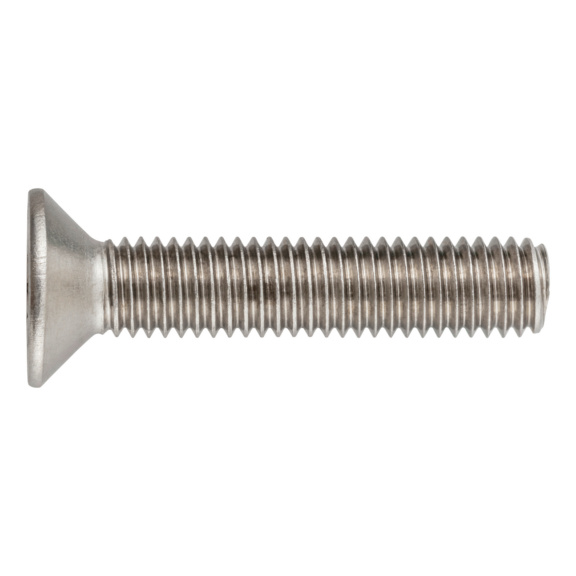 Hexagon screw, countersunk head - ISO 10642 A2/070 M8X110/110