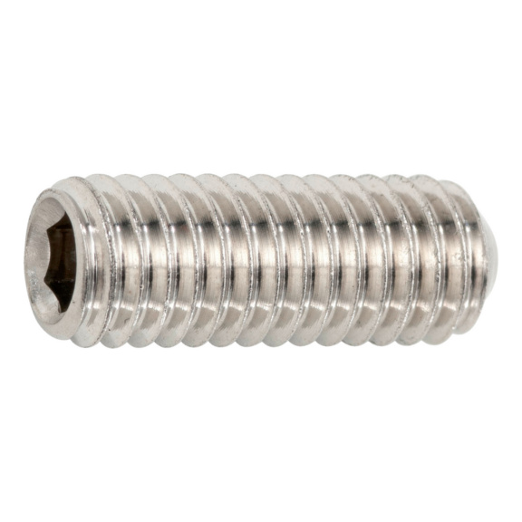 Set screw, hex socket, cup point - ISO 4029 21H A4 M8X8