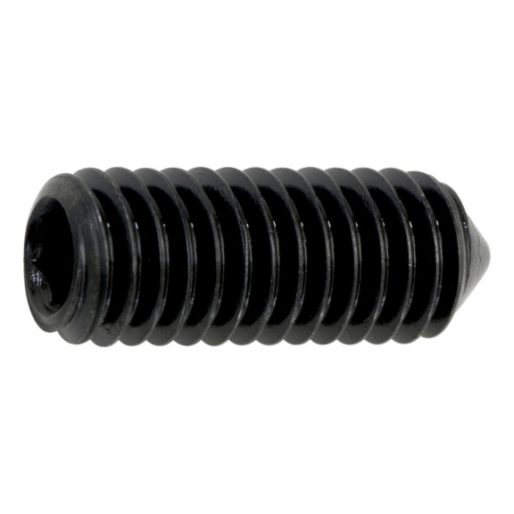 Set screw, hex socket, cone point - ISO 4027 45H M6X8 PLAIN
