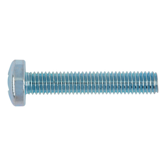 Slotted screw pan head DIN 7985 - DIN 7985 4.8 TX10 ZP M3X20