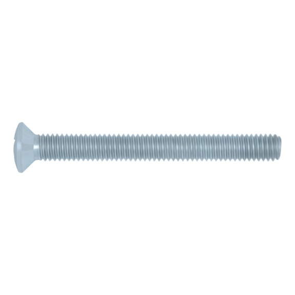 Slotted screw raised countersunk head DIN 966 - DIN 966 4.8 PH ZP M3X5