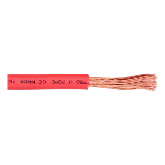 Battery cable HI-FLEX - WELDING CABLE HIFLEX 25mm2 RED