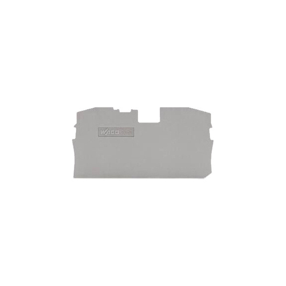 End plate 2010 series - END/INTERM.PLATE 1MM GY 2010-1291 WAGO