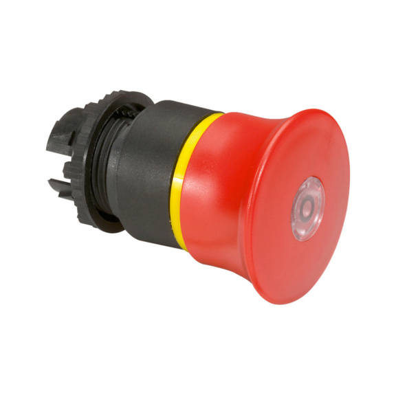 Emergency stop switch Osmoz, twist-to-release - EMERGENCY STOP BUTTON ILL PULL 40MM LEG