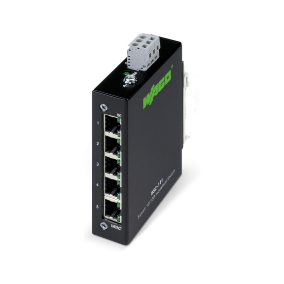 Ethernet switch - ETHERNET SWITCH 5P 24VDC 852-111