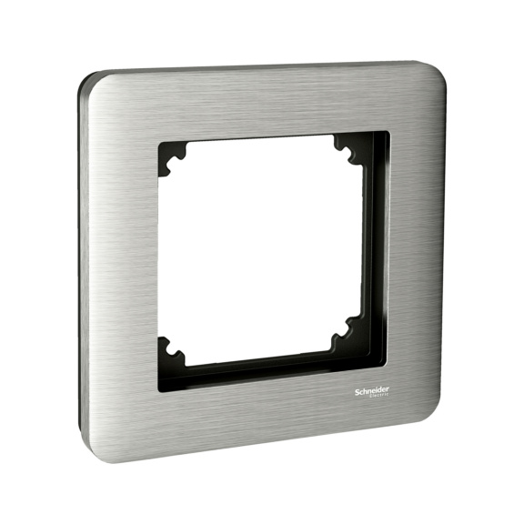 Cover plate 87&nbsp;mm Solid Exxact - EXXACT 1-G FRAME WITH METAL FR
