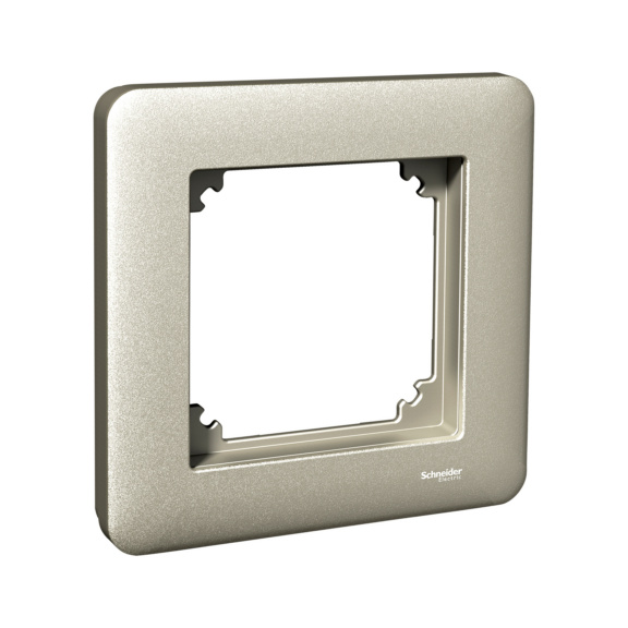 Cover plate 87 mm Exxact - EXXACT 1-G FRAME W FRONT Q-DES