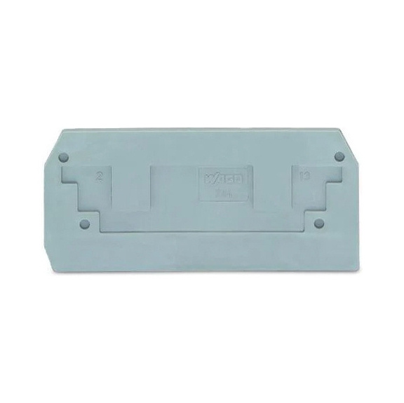 End plate 284 series - END/INTERM.PLATE 2,5MM GY 284-325 WAGO