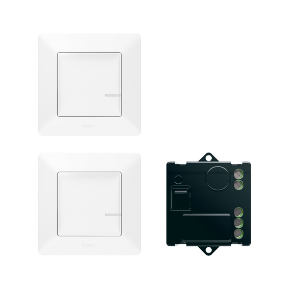 Valena Life with Netatmo wireless switch and micromodule 